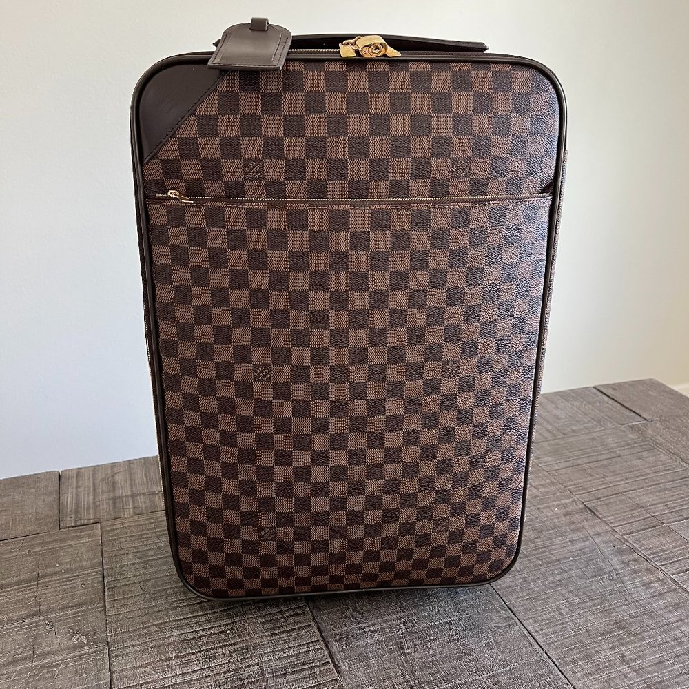 NOT FOR SALE! SOLD! Louis Vuitton Pegase Light 55 Damier Rolling Luggage